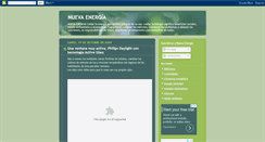 Desktop Screenshot of nueva-energia.blogspot.com