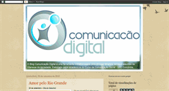 Desktop Screenshot of comunicacaodigital-unc.blogspot.com