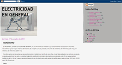 Desktop Screenshot of david-electricidadengeneral.blogspot.com
