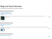 Tablet Screenshot of blogsandsocialnetworks.blogspot.com