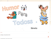 Tablet Screenshot of humorparatodoss.blogspot.com