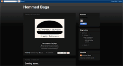 Desktop Screenshot of hommedbaga.blogspot.com