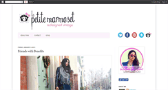 Desktop Screenshot of lapetitemarmoset.blogspot.com