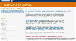 Desktop Screenshot of elracodelaciencia.blogspot.com