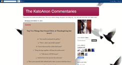 Desktop Screenshot of katoanoncommentaries.blogspot.com