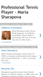 Mobile Screenshot of mymariasharapova.blogspot.com