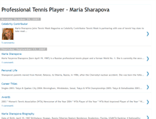 Tablet Screenshot of mymariasharapova.blogspot.com