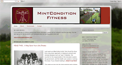 Desktop Screenshot of mintcondition-fitness.blogspot.com