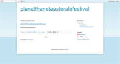 Desktop Screenshot of planetthaneteasteralefestival.blogspot.com