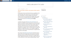 Desktop Screenshot of dream-aboutcars.blogspot.com