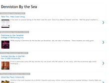 Tablet Screenshot of dennistonbythesea.blogspot.com