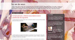 Desktop Screenshot of no-se-de-sexo.blogspot.com