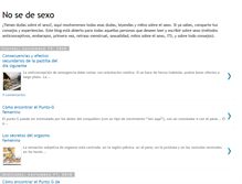Tablet Screenshot of no-se-de-sexo.blogspot.com