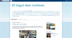 Desktop Screenshot of elbaguldelsnombres.blogspot.com