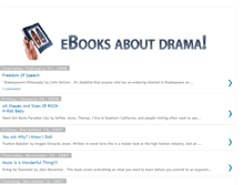 Tablet Screenshot of ebooksaboutdrama.blogspot.com