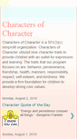 Mobile Screenshot of charactersofcharacter.blogspot.com