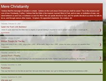 Tablet Screenshot of meerechristianity.blogspot.com