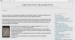 Desktop Screenshot of frivolousfragments.blogspot.com