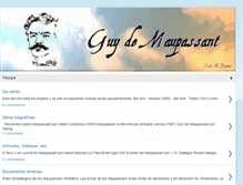 Tablet Screenshot of guymaupassant.blogspot.com