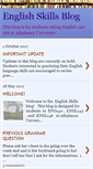Mobile Screenshot of englishskillsblog.blogspot.com