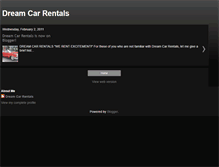 Tablet Screenshot of dreamcarrentals.blogspot.com