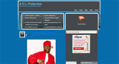 Desktop Screenshot of aclproduction.blogspot.com