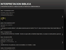 Tablet Screenshot of interpretalabiblica.blogspot.com
