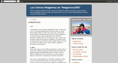 Desktop Screenshot of patagonicos2005.blogspot.com