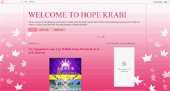 Desktop Screenshot of hopeofgodkb.blogspot.com