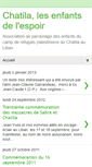 Mobile Screenshot of chatila-les-enfants-de-l-espoir.blogspot.com