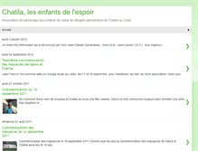 Tablet Screenshot of chatila-les-enfants-de-l-espoir.blogspot.com