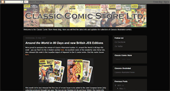 Desktop Screenshot of classiccomicstorenews.blogspot.com