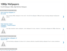 Tablet Screenshot of hd1080p-wallpapers.blogspot.com