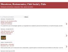 Tablet Screenshot of discotecasypubs.blogspot.com