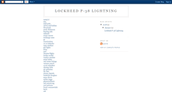 Desktop Screenshot of lockheedp-38lightning.blogspot.com