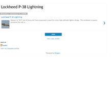 Tablet Screenshot of lockheedp-38lightning.blogspot.com