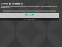 Tablet Screenshot of elpinardevaldebebas.blogspot.com