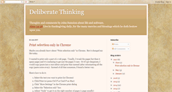 Desktop Screenshot of deliberate-thinking.blogspot.com