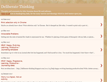 Tablet Screenshot of deliberate-thinking.blogspot.com
