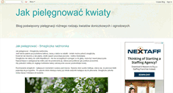 Desktop Screenshot of pielegnacjakwiatow.blogspot.com