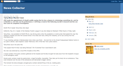 Desktop Screenshot of mynewscollection.blogspot.com