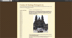 Desktop Screenshot of caminodesantiagoportugues.blogspot.com