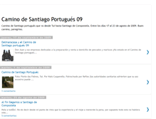 Tablet Screenshot of caminodesantiagoportugues.blogspot.com
