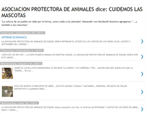 Tablet Screenshot of cuidemos-las-mascotas.blogspot.com