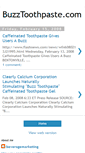 Mobile Screenshot of buzztoothpaste.blogspot.com