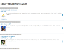 Tablet Screenshot of nosotrosdenunciamos.blogspot.com