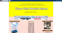 Desktop Screenshot of diary-diet-makcik-rehan.blogspot.com