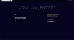 Desktop Screenshot of joulukalenteri.blogspot.com