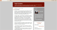 Desktop Screenshot of dxbsunshine.blogspot.com