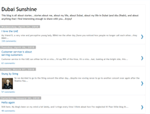 Tablet Screenshot of dxbsunshine.blogspot.com